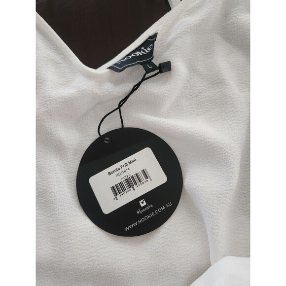 **NEW WITH TAGS** NOOKIE/REVOLVE White dress - Size Large - Picture 2 of 5